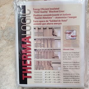 One Thermalogic Blackout Curtain Liner